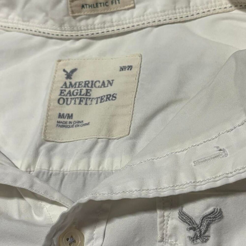 American-eagle Men's White Shirt